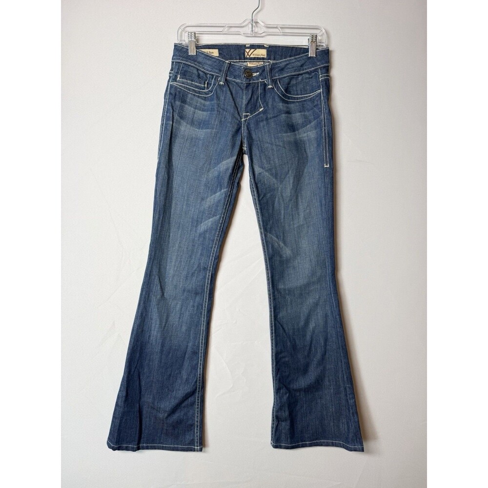 William Rast Belle Flare Women’s Jeans Size 24 Blue Stretch Denim Made in USA